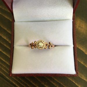 Canadian Diamond and 10K Rose Gold ring